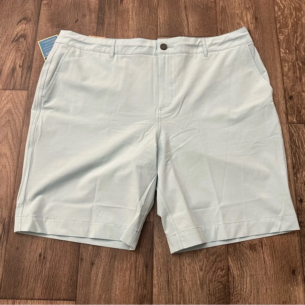 Faherty All Day Belt Loop Shorts Mens Size 38 Light Blue
